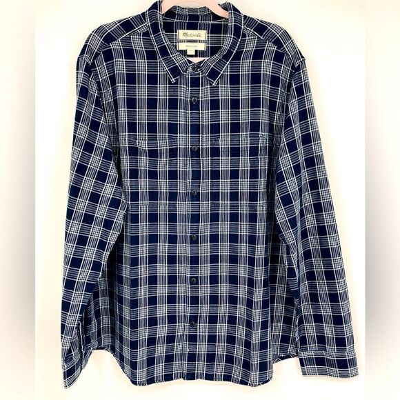 NWT Madewell Perfect Fit Men’s Warm Shirt Size XL - Picture 1 of 8